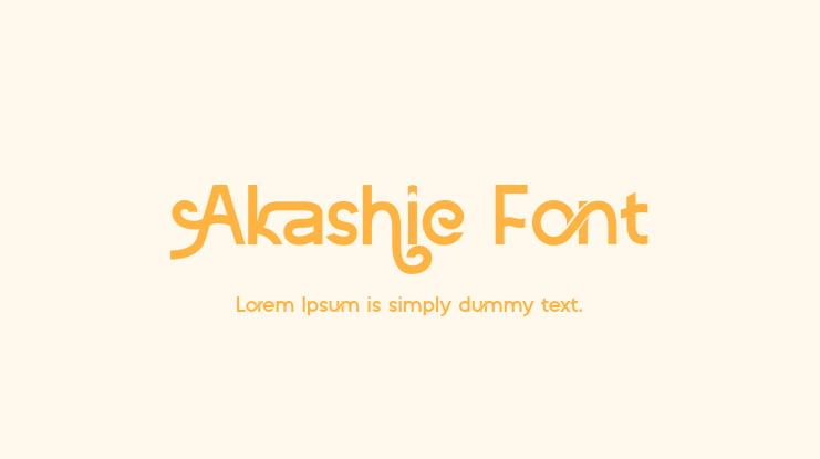 Akashic Font