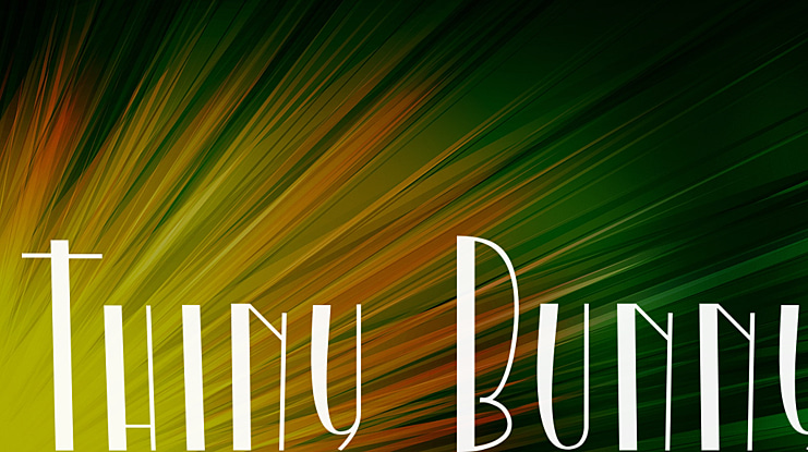 Thiny Bunny Font