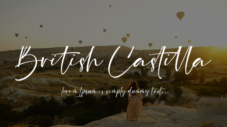 British Castilla Font
