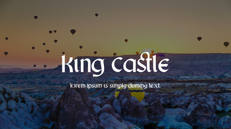 King Castle Font