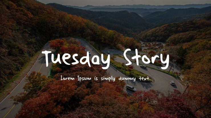Tuesday Story Font