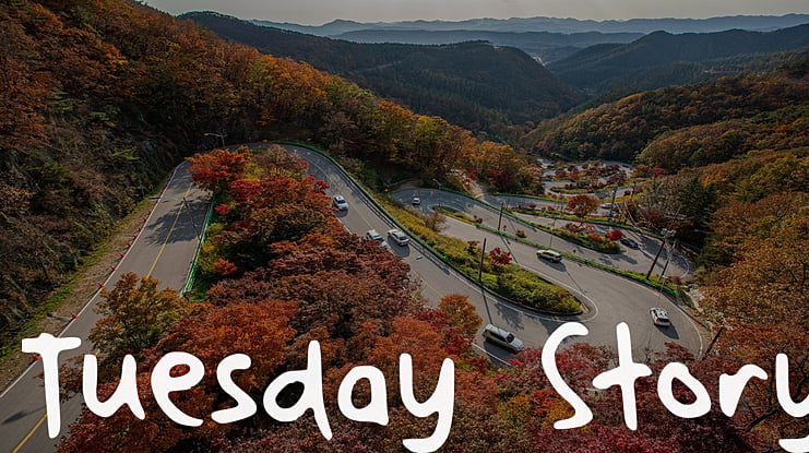 Tuesday Story Font