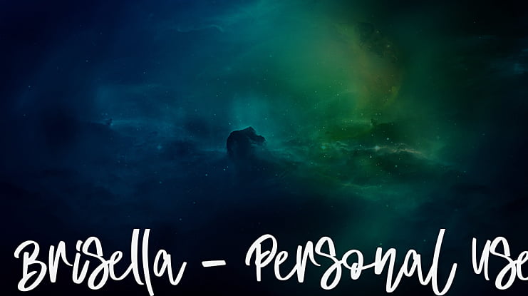 Brisella - Personal Use Font