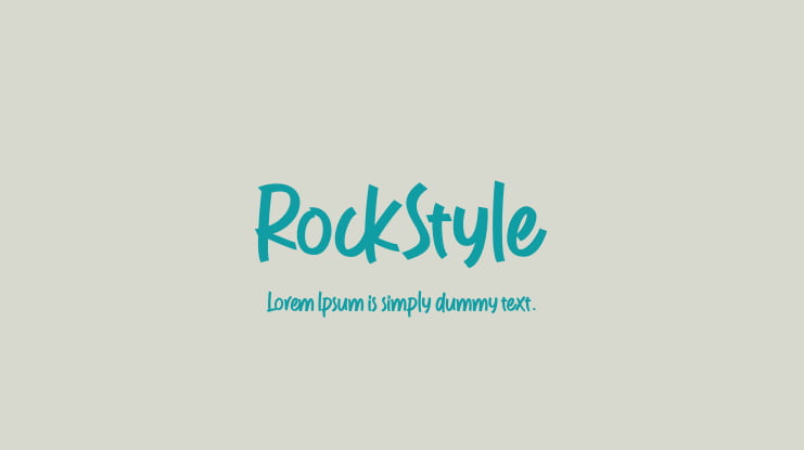 RockStyle Font