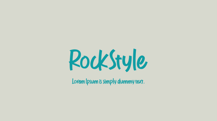 RockStyle Font