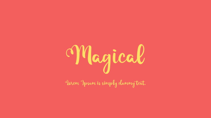 Magical Font Family