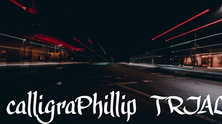 calligraPhillip_TRIAL Font