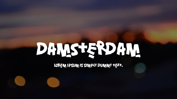 Damsterdam Font