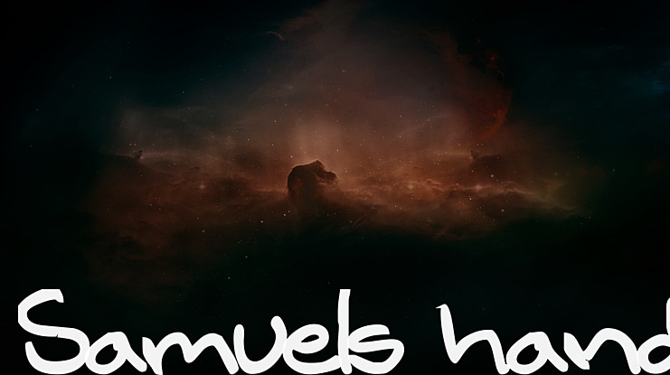 Samuels hand Font