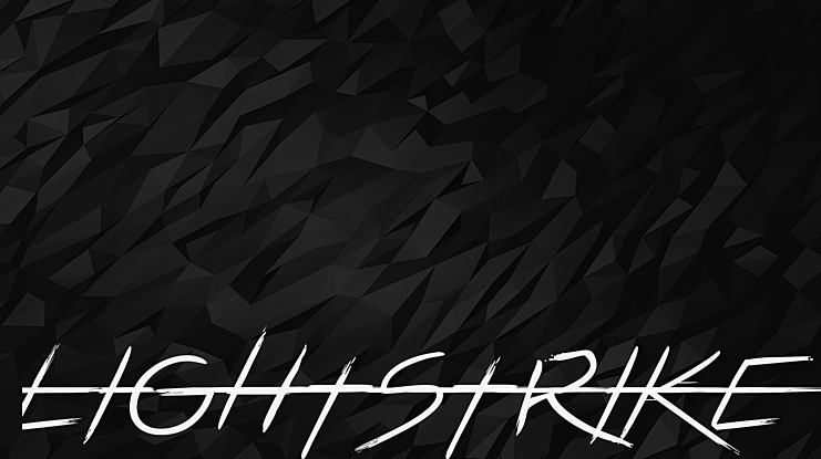 LIGHTSTRIKE Font