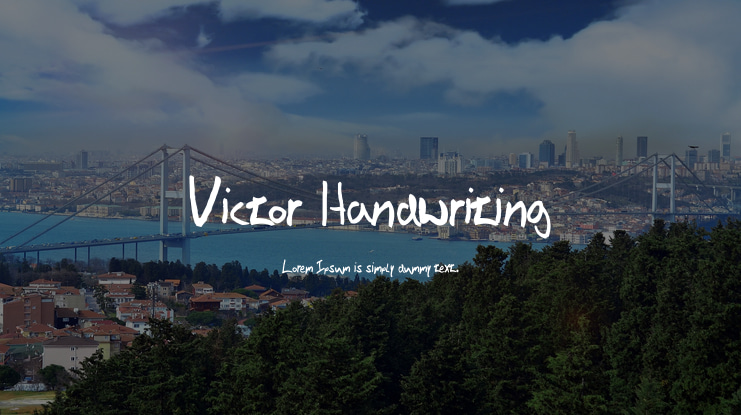Victor Handwriting Font