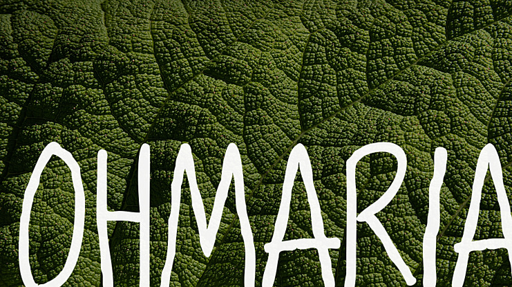 OhMaria Font Family