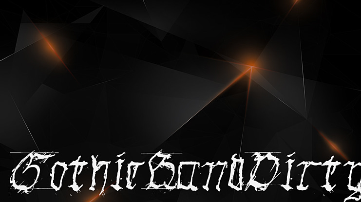 GothicHandDirty Font Family