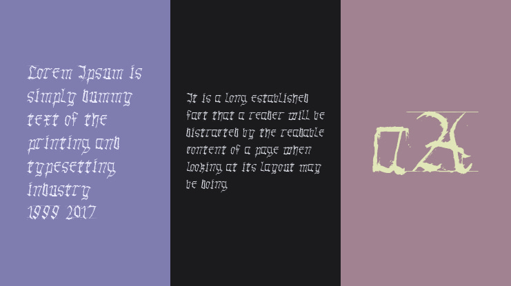 GothicHandDirty Font Family