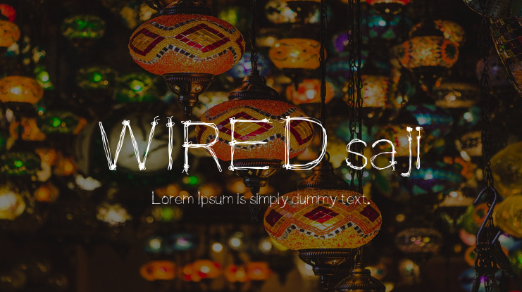 WIRED saji Font