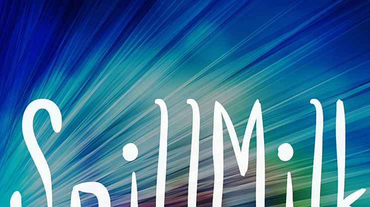 SpillMilk Font