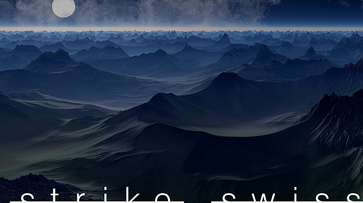 Strike Swiss Font