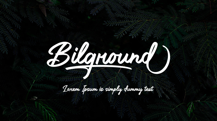 Bilground Font