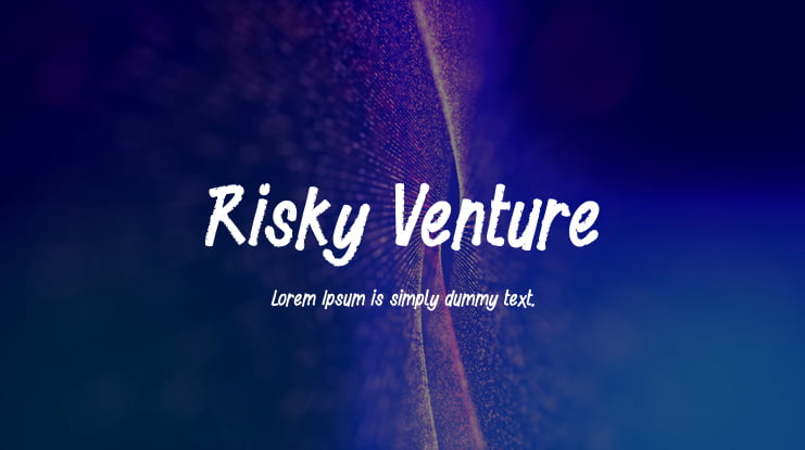 Risky Venture Font