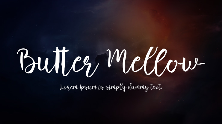 Butter Mellow Font