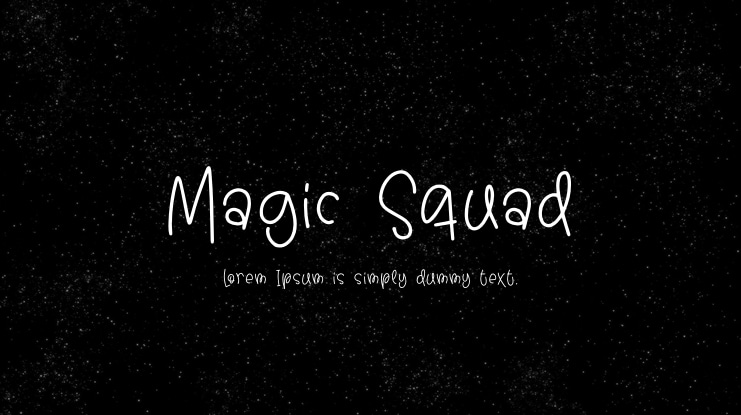 Magic Squad Font