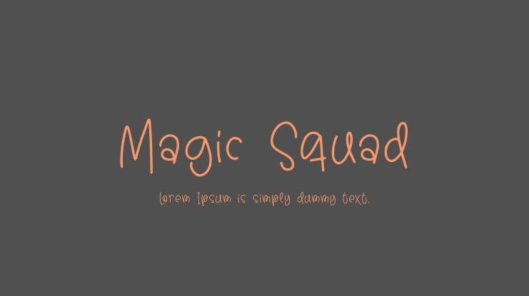 Magic Squad Font