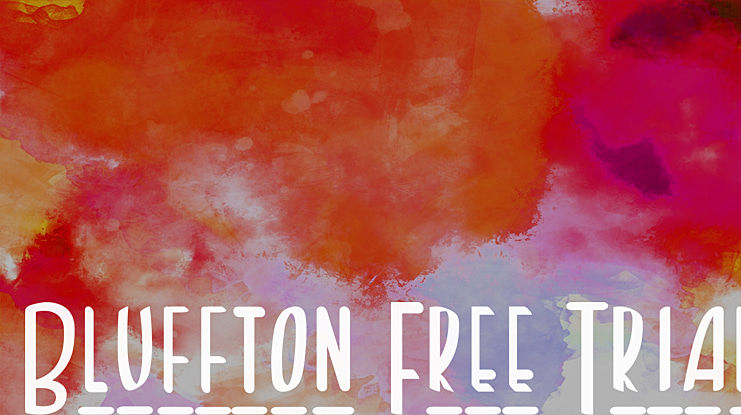 Bluffton Free Trial Font