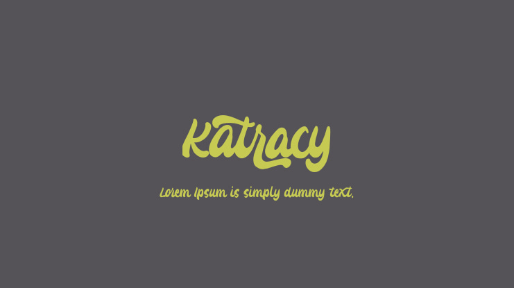 Katracy Font