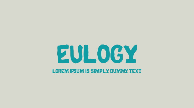Eulogy Font