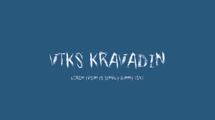 vtks kravadin Font