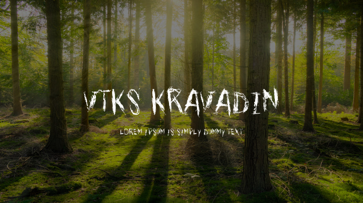 vtks kravadin Font