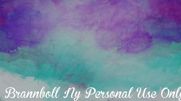 Brannboll Ny Personal Use Only Font