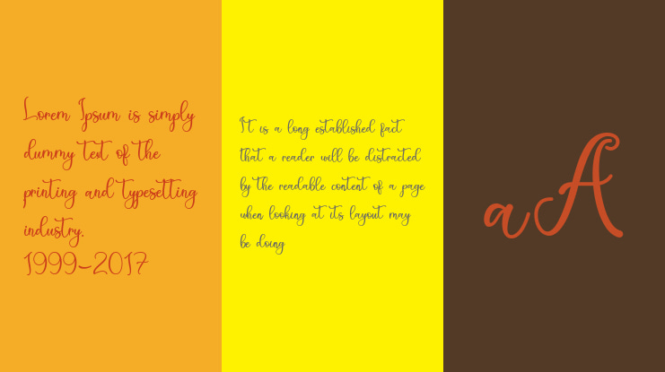 Aneliya - Personal Use Font