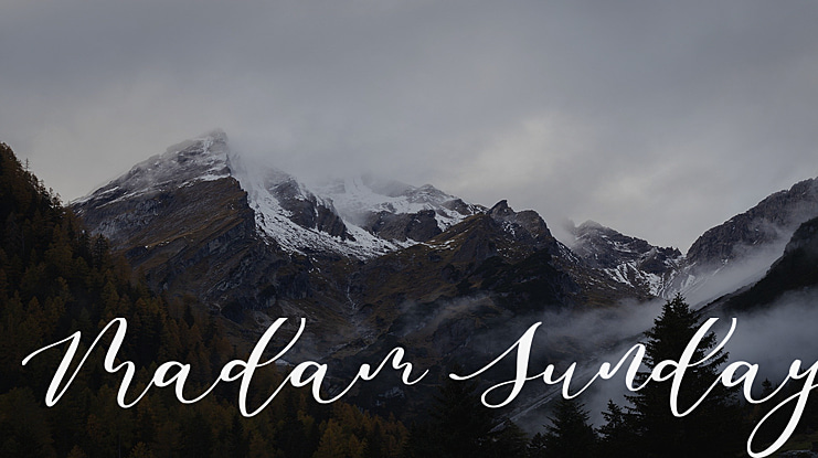 Madam Sunday Font Family