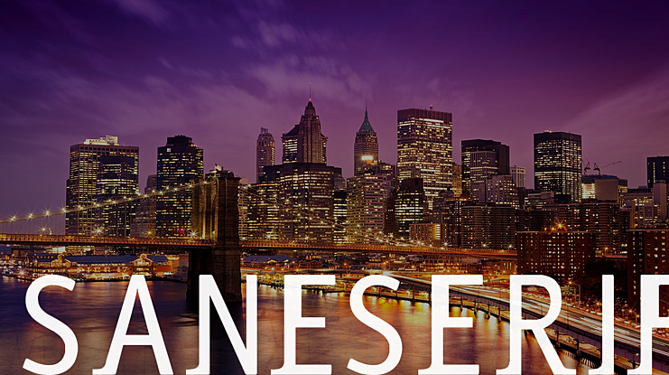 Saneserif Font