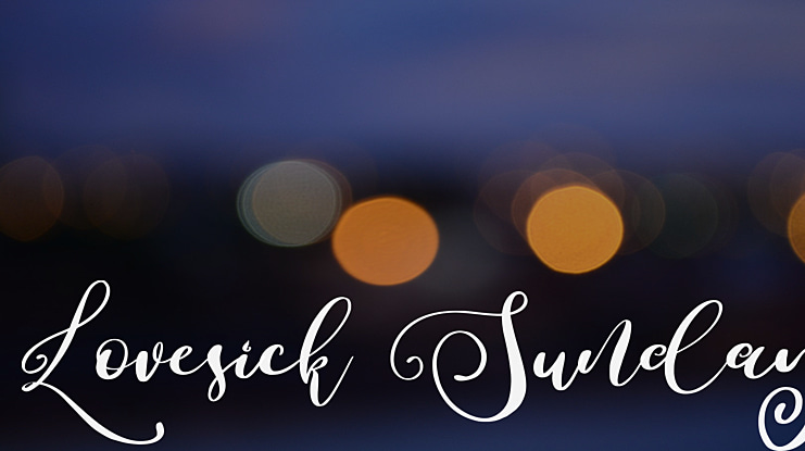 Lovesick Sunday Font Family