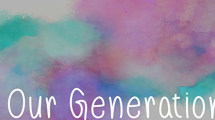 Our Generation Font