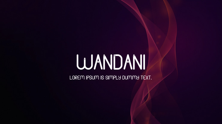 WANDANI Font