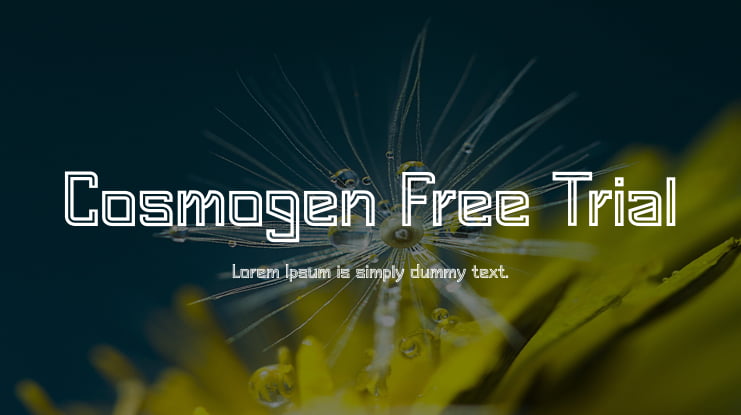 Cosmogen Free Trial Font