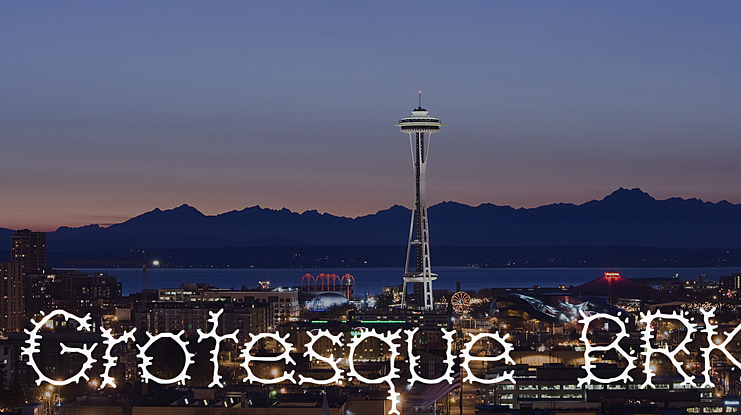 Grotesque BRK Font