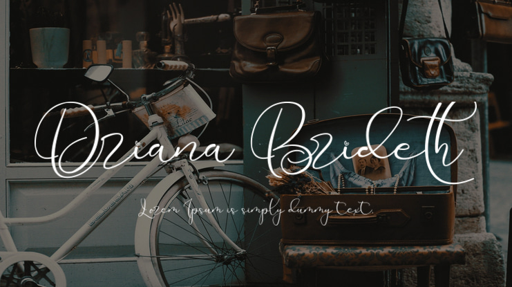 Driana Brideth Font Family