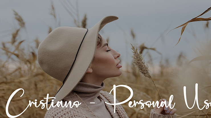 Cristiano - Personal Use Font