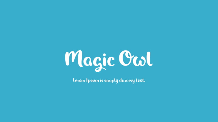 Magic Owl Font
