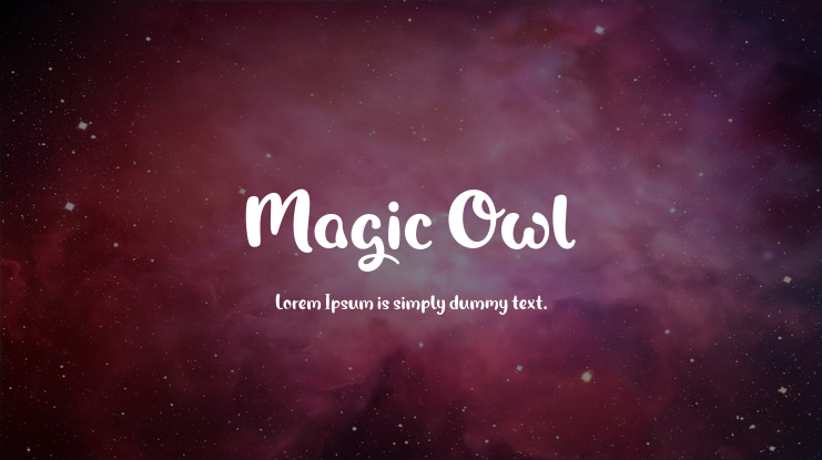 Magic Owl Font