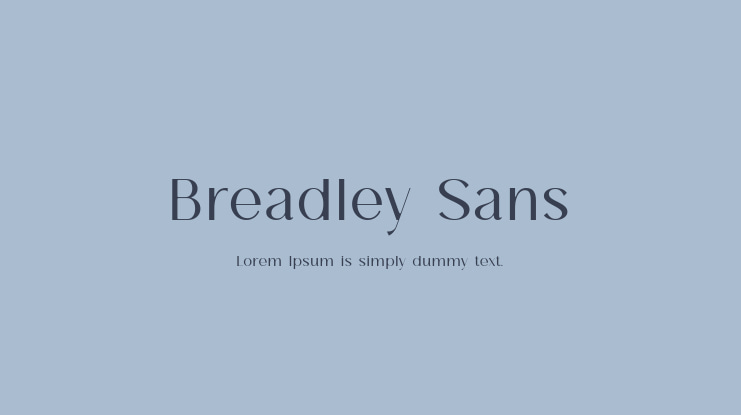 Breadley Sans Font