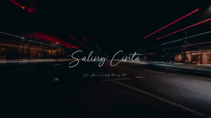 Saling Cinta Font