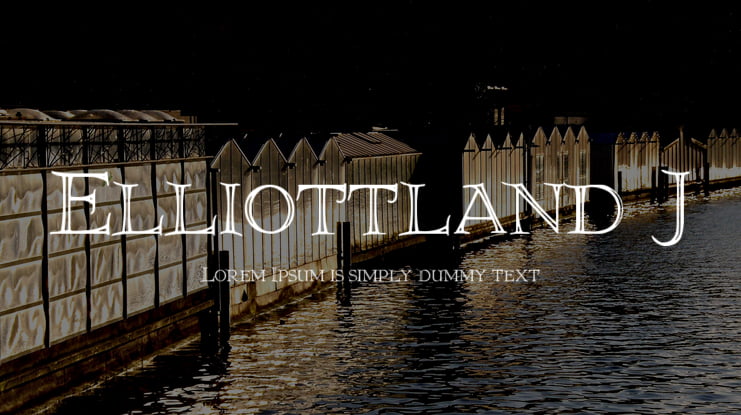 Elliottland J Font