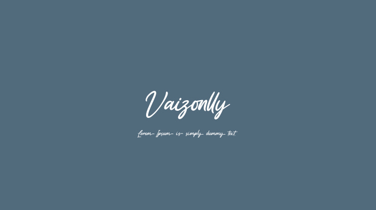 Vaizonlly Font