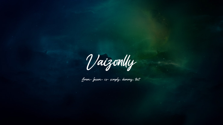 Vaizonlly Font