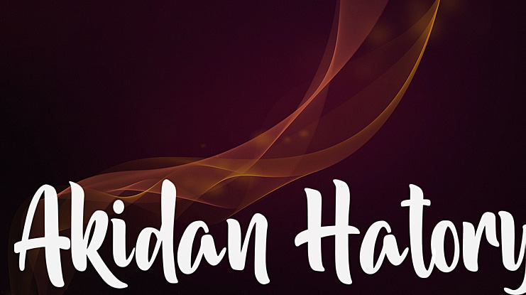 Akidan Hatory Font